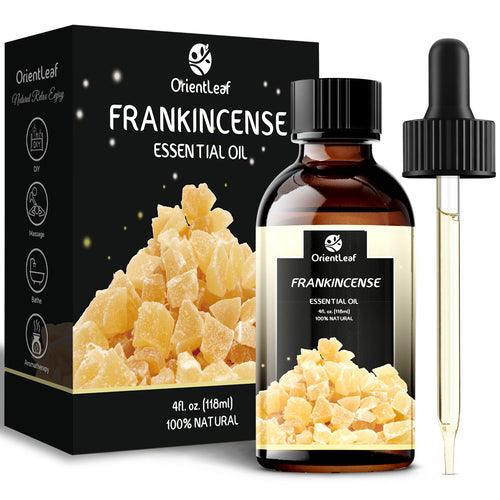 OrientLeaf Frankincense Essential Oil, Pure Essential Oil for Pain Relief, Diffuser, Meditation, Relaxation, 4.16 Fl.Oz (118ml)
