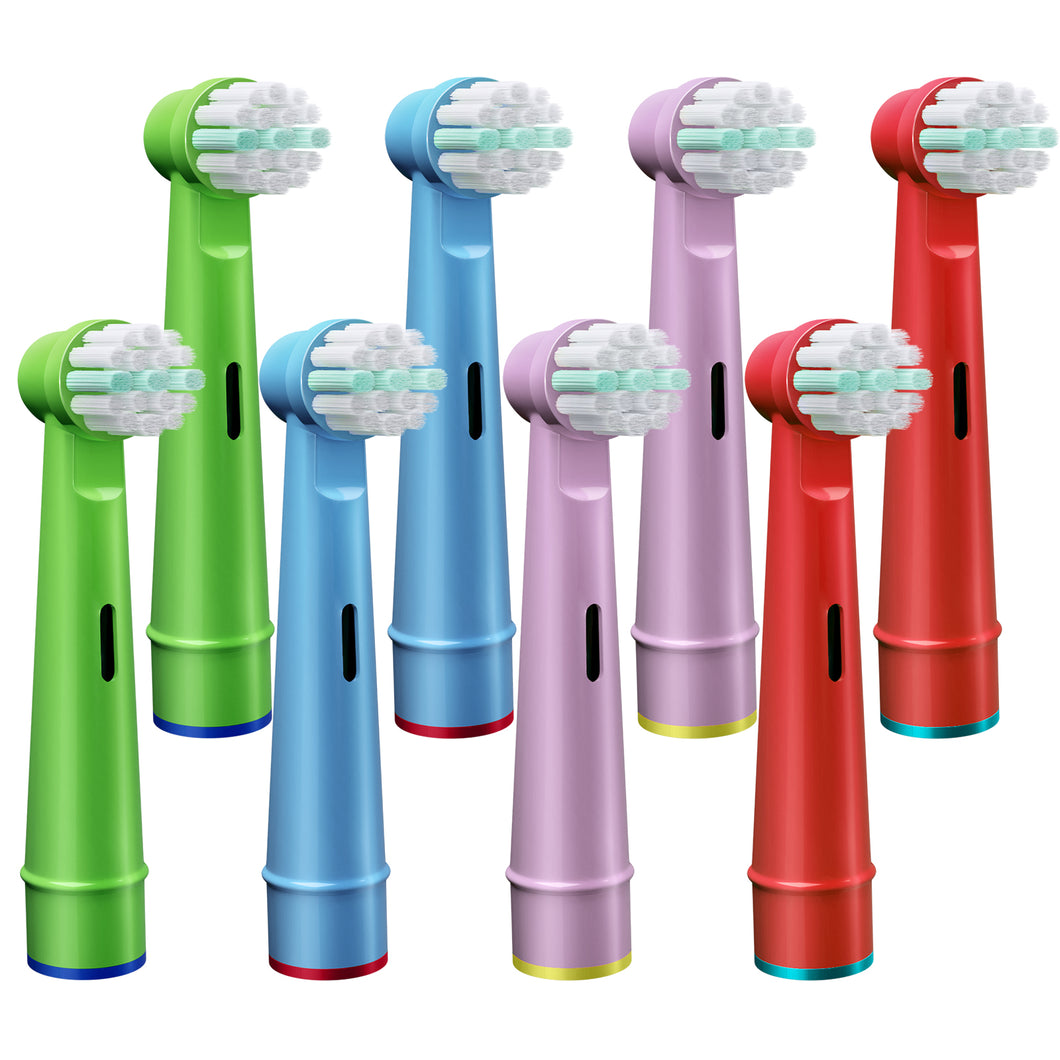 GENKENT Kids Toothbrush Replacement Heads Compatible with Oral B, 12 Pcs Kids Size Soft Bristles Electric Toothbrush Heads Refill for Sensitive Teeth