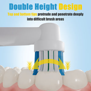 Replacement Toothbrush Heads Compatible with Oral-B Braun