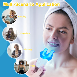 Teeth Whitening Kit for Sensitive Teeth, Includes LED Light