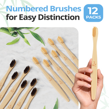 Load image into Gallery viewer, Soft Bamboo Toothbrushes