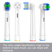 Load image into Gallery viewer, Replacement Toothbrush Heads Compatible with Oral B Braun, 4 Pcs