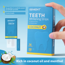 Load image into Gallery viewer, GENKENT Teeth Whitening Strips (7 Treatments) Mint Flavor, Dry Strip Technology, Non-Slip, Enamel-Safe Strips for Sensitive Teeth